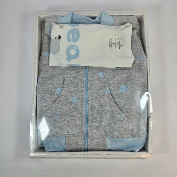 Baby Bear Outfit Set – 4-Piece – 100% Pima Cotton – Size 4 (New) - Picture 12 of 14